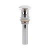 Донний клапан для раковини Qtap PU02O 225х70х70 White з переливом