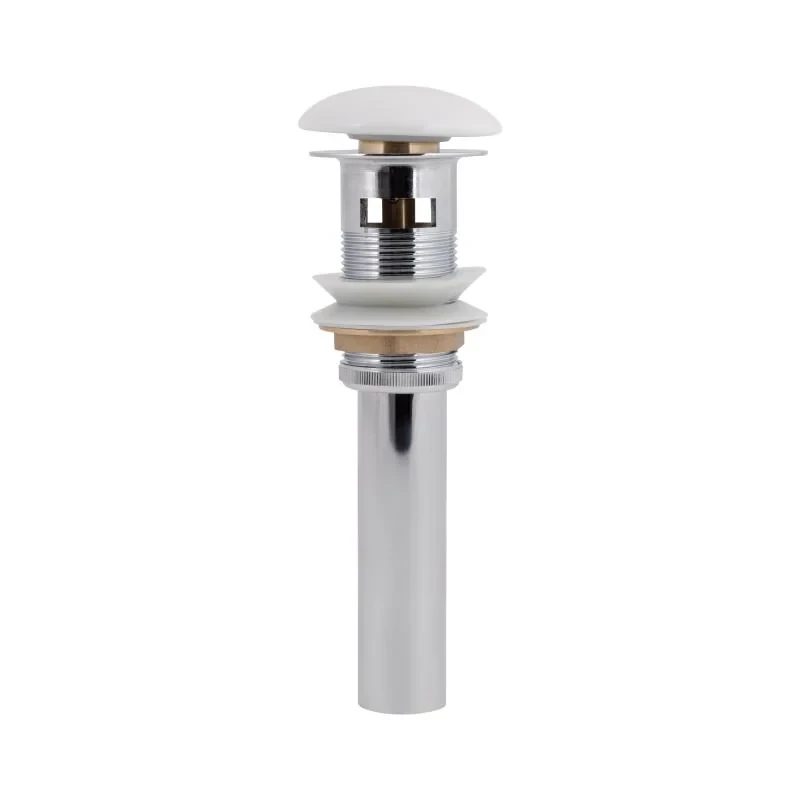 Донний клапан для раковини Qtap PU02O 225х70х70 White з переливом