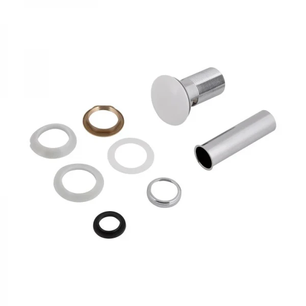 Донный клапан для раковины Qtap PU02O 225х70х70 White с переливом