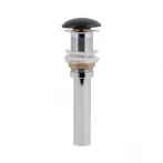 Донний клапан для раковини Qtap PU03 225х70х70 Matt black