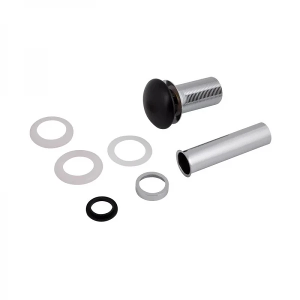 Донный клапан для раковины Qtap PU03 225х70х70 Matt black