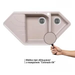 Кухонная мойка с дополнительной чашей Lidz 1000x500/225 COL-06 (LIDZCOL061000500225)