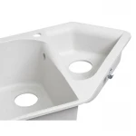 Кухонная мойка с дополнительной чашей Lidz 1000x500/225 STO-10 (LIDZSTO101000500225)