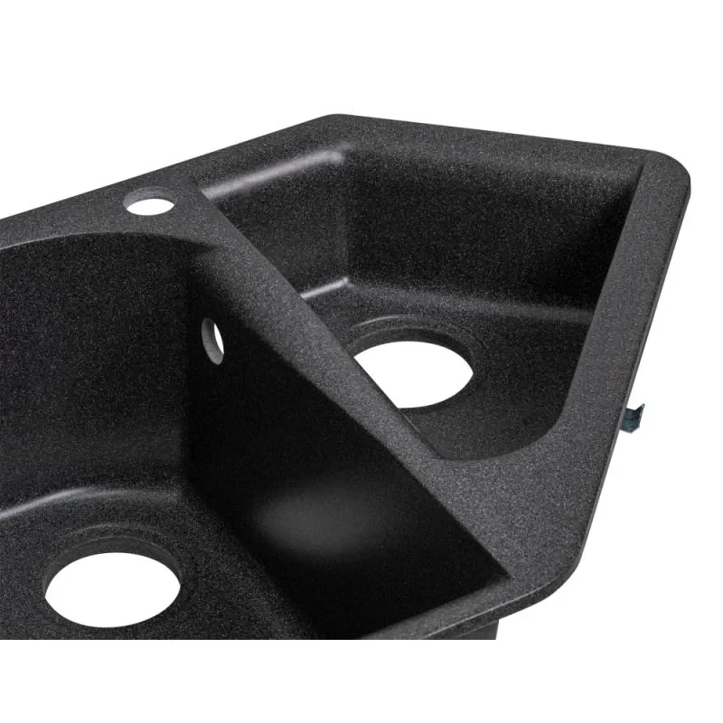 Кухонная мойка с дополнительной чашей Lidz 1000x500/225 GRF-13 (LIDZGRF131000500225)