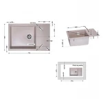 Кухонная мойка Lidz 781x510/200 COL-06 (LIDZCOL06781510200)