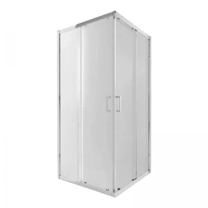 Душевая кабина Qtap Taurus CRM1011SC6 100x100 см, стекло Clear 6 мм, покрытие CalcLess без поддона