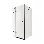 Душевая кабина Qtap Capricorn BLA1099SC6 90x90 см, стекло Clear 6 мм, покрытие CalcLess без поддона