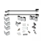 Душевая кабина Qtap Capricorn CRM10128RC6 120x80 см, стекло Clear 6 мм, покрытие CalcLess без поддона