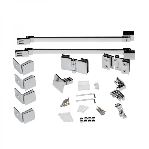 Душевая кабина Qtap Capricorn CRM10128RC6 120x80 см, стекло Clear 6 мм, покрытие CalcLess без поддона