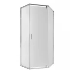 Душевая кабина Qtap Scorpio CRM10115-AC6 100x100 см, стекло Clear 6 мм, покрытие CalcLess, без поддона