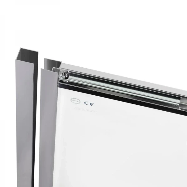 Душевая дверь в нишу Qtap Taurus CRM2012-13.C6 120-130x200 см, стекло Clear 6 мм, покрытие CalcLess