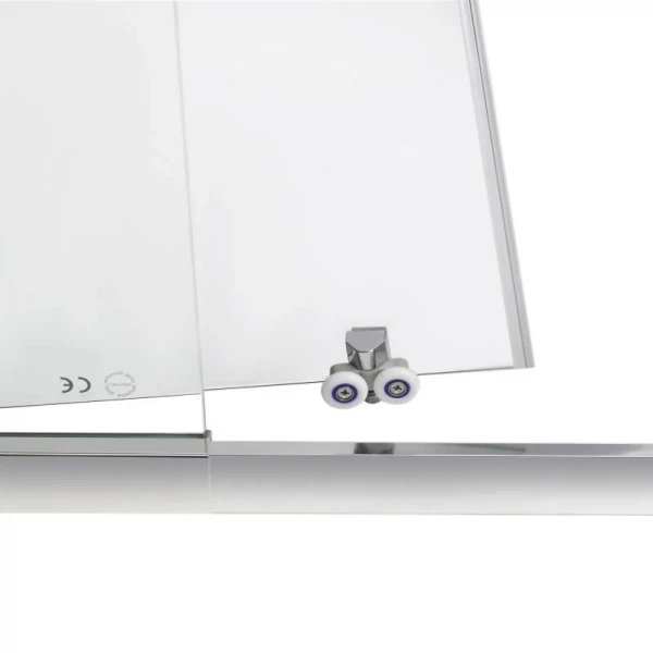 Душевая дверь в нишу Qtap Taurus CRM2013-14.C6 130-140x200 см, стекло Clear 6 мм, покрытие CalcLess