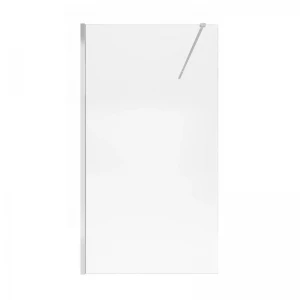 Душевая перегородка Qtap Walk-In Standard CRM2011.C8 110х200 см, стекло Clear 8 мм, покрытие CalcLess