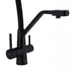 Смеситель для кухни Lidz Aria 020F3 с гибким изливом с подключением для питьевой воды (k35) LDARI020F3BLA39212 BLA