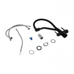 Смеситель для кухни Lidz Aria 020F3 с гибким изливом с подключением для питьевой воды (k35) LDARI020F3BLA39212 BLA