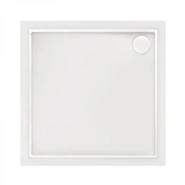 Набор Qtap душевая кабина Taurus CRM1011SC6 Clear 100х100 см + поддон Tern 301112