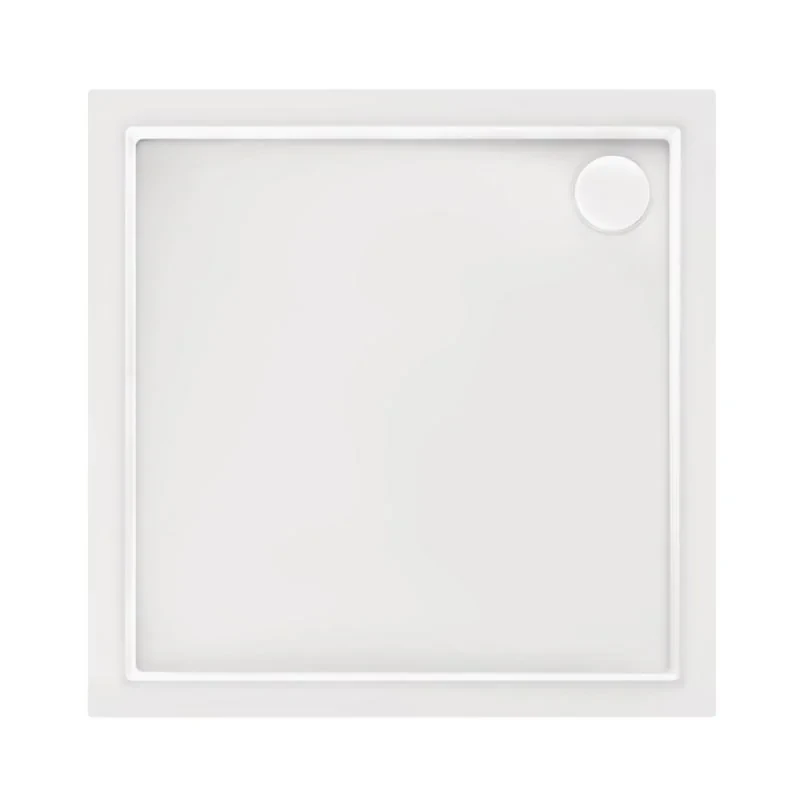 Набор Qtap душевая кабина Taurus CRM1011SC6 Clear 100х100 см + поддон Tern 301112