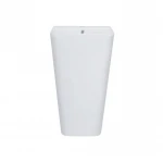 Раковина для підлоги моноблок Qtap Tern 440х380х830mm White з донним клапаном QT1711G302W
