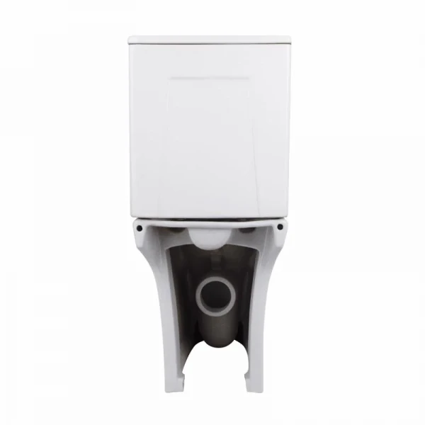 Унітаз-компакт Qtap Presto безобідковий з сідінням Soft-close QT24221217AW