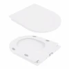 Унитаз-компакт Qtap Presto безободковый с сиденьем Soft-close QT24221217AW