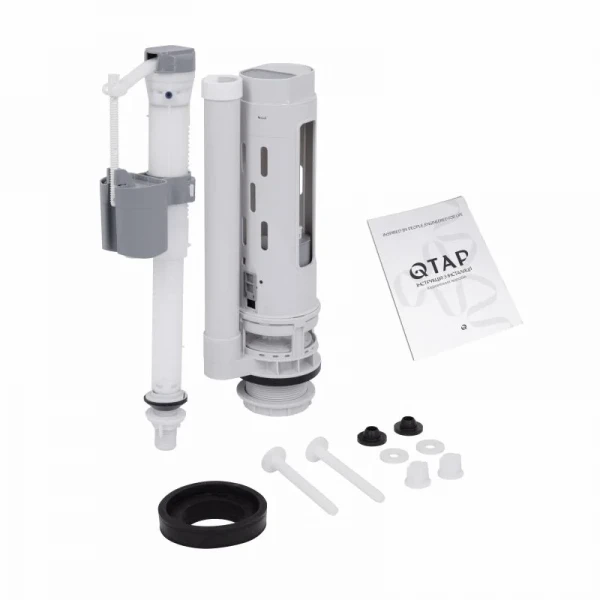 Унітаз-компакт Qtap Presto безобідковий з сідінням Soft-close QT24221217AW