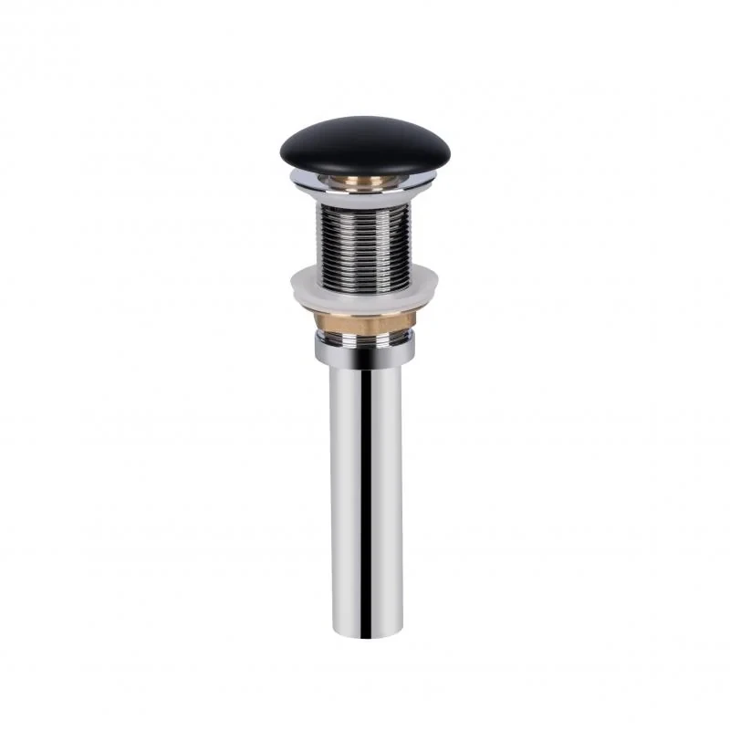 Раковина-чаша Qtap Robin 610х400х145 Matt black с донным клапаном QT132143PMBMB