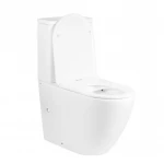 Qtap Robin чаша унітазу підлогового Rimless гор. випуск, нижнє підведення, без сидіння 665x380x845 mm WHITE