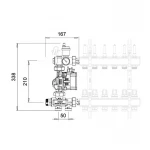 Смесительная группа Icma без насоса №M061