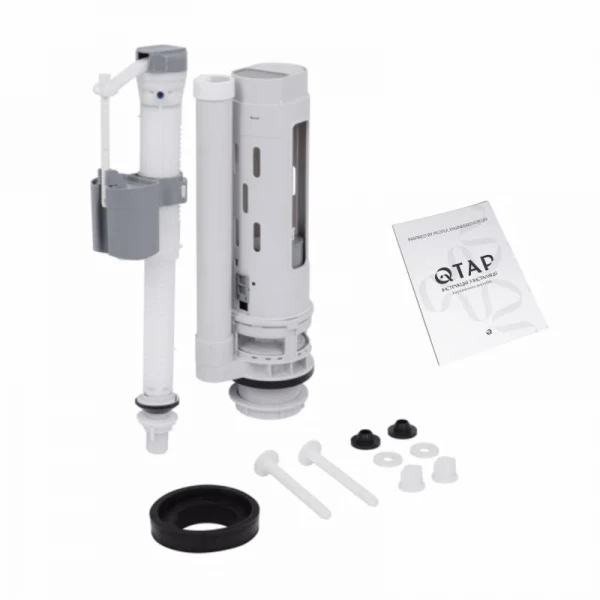 Унітаз-компакт Qtap Kalao безобідковий з сідінням Soft-close QT08221213AW