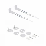 Унітаз-компакт Qtap Kalao безобідковий з сідінням Soft-close QT08221213AW