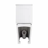 Унитаз-компакт Qtap Nando безободковый с сиденьем Soft-close QT12221222AW