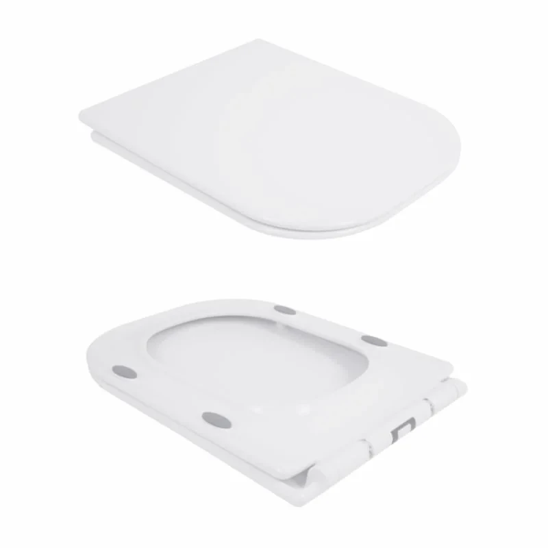 Унитаз-компакт Qtap Nando безободковый с сиденьем Soft-close QT12221222AW