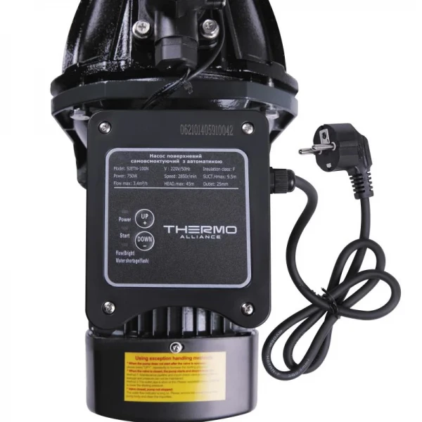 Насос поверхневий самовсмоктувальний Thermo Alliance SJET-100N 0,75 кВт