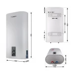 Водонагреватель электрический Thermo Alliance 50 л плоский вертикальный, сухой ТЭН 2 кВт (0,8+1,2) DT50V20G(PD)-D/2