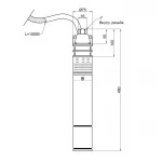Насос погружной вихревой Thermo Alliance 3SKM-75 0,55 кВт с пультом