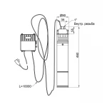 Насос погружной вихревой Thermo Alliance 4SKM-100 0,75 кВт с пультом