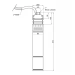 Насос погружной вихревой Thermo Alliance 4SKM-150 1,1 кВт с пультом