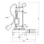Насос фекальный Thermo Alliance WSD18-12-1,3CD 1,3 кВт