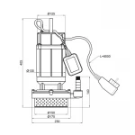 Насос дренажный Thermo Alliance QXD3-30-1,1 1,1 кВт