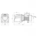Насос самовсасывающий центробежный Thermo Alliance D-JNWm-10M 0,75 кВт