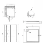 Душевой поддон Qtap Tern 309912C 90x90x12 см + сифон