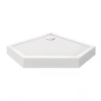 Душевой поддон Qtap Diamond 301112 100x100x12 см + сифон