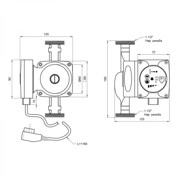 Насос циркуляционный Thermo Alliance LPSA 25/40/180