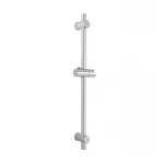 Душевая стойка с держателем универсальная Qtap Lepit 665 мм округлая QTLEP82103OC Chrome