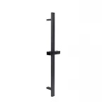 Душевая стойка с держателем универсальная Qtap Lepit 705 мм прямоугольная QTLEP82103NB Black Matt