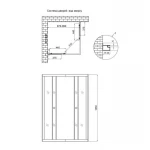 Душевая кабина Lidz Wawel SC90x90.SAT.LOW.GR, стекло тонированное 4 мм без поддона