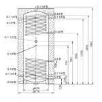 Теплоаккумулятор Thermo Alliance TAI-11 500 60мм
