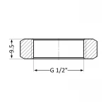 Контргайка SD Plus 1/2