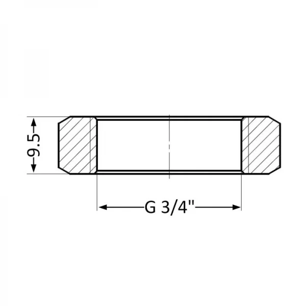 Контргайка SD Plus 3/4