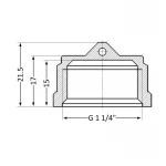 Заглушка SD Plus 1 1/4